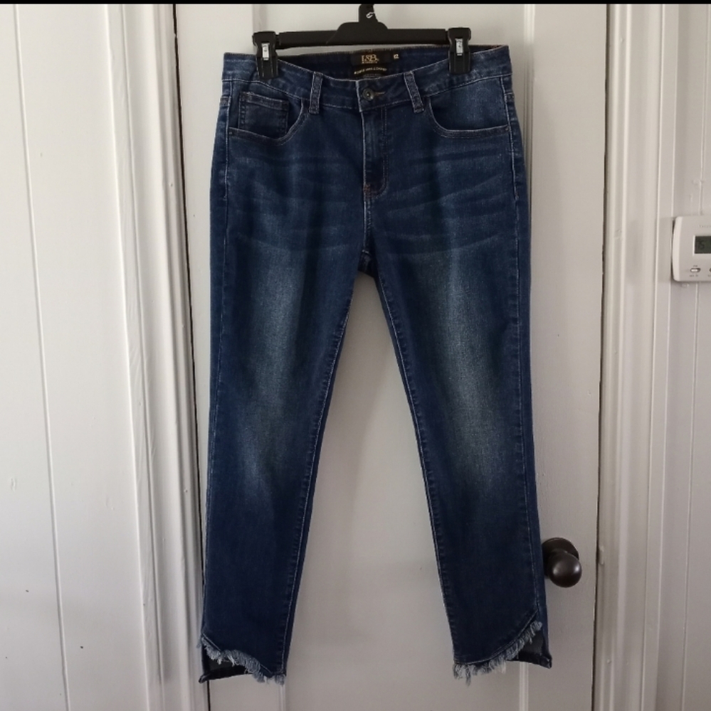 L&B Mid Rise Ankle Skinny Jeans Women's Size 12